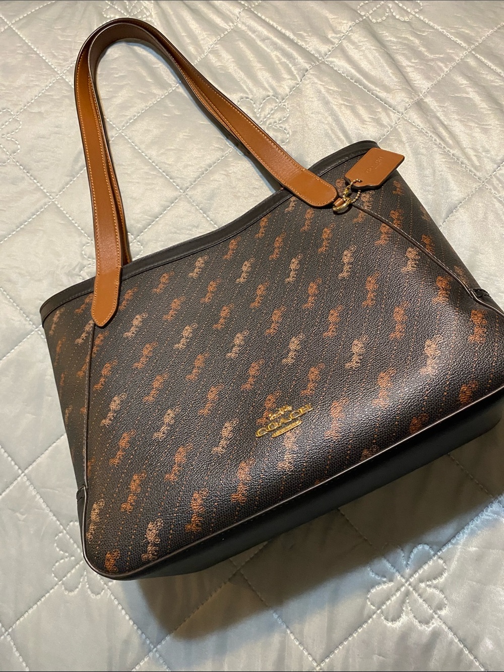 Coach Horse and Carriage Tote
